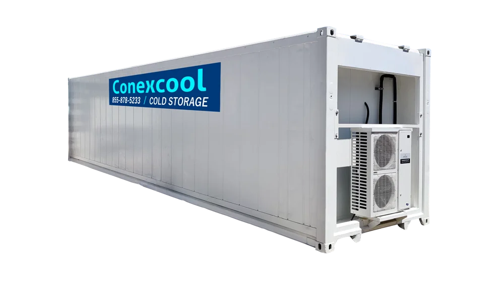 Single-Phase 40ft Refurbished High Cube Refrigerated Container Low Temp