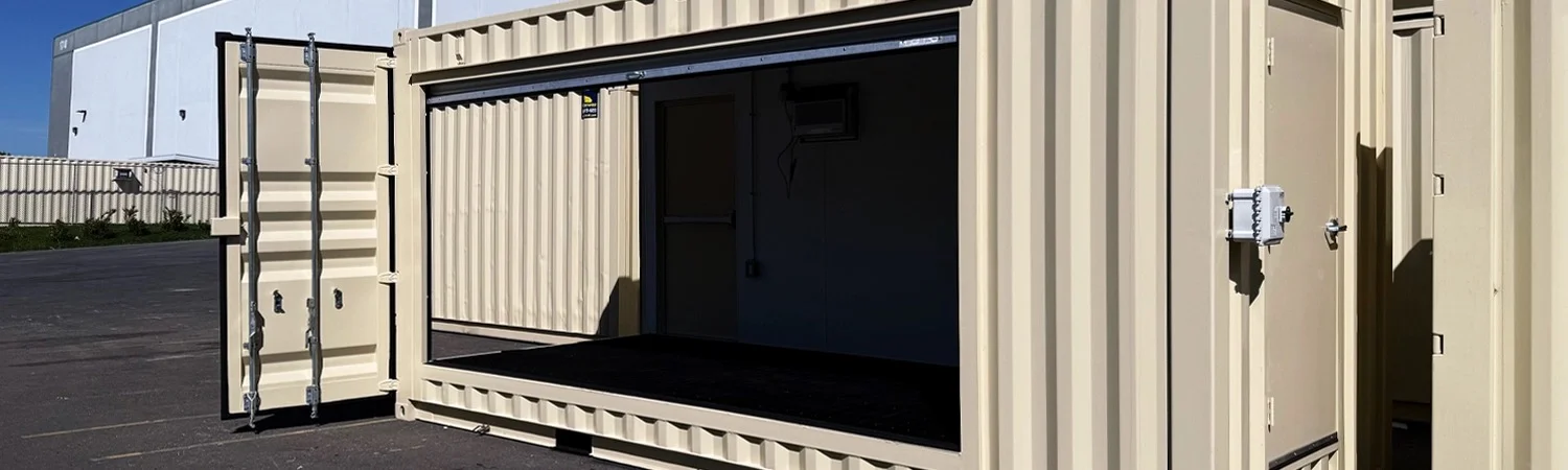 Conexwest yard and containers