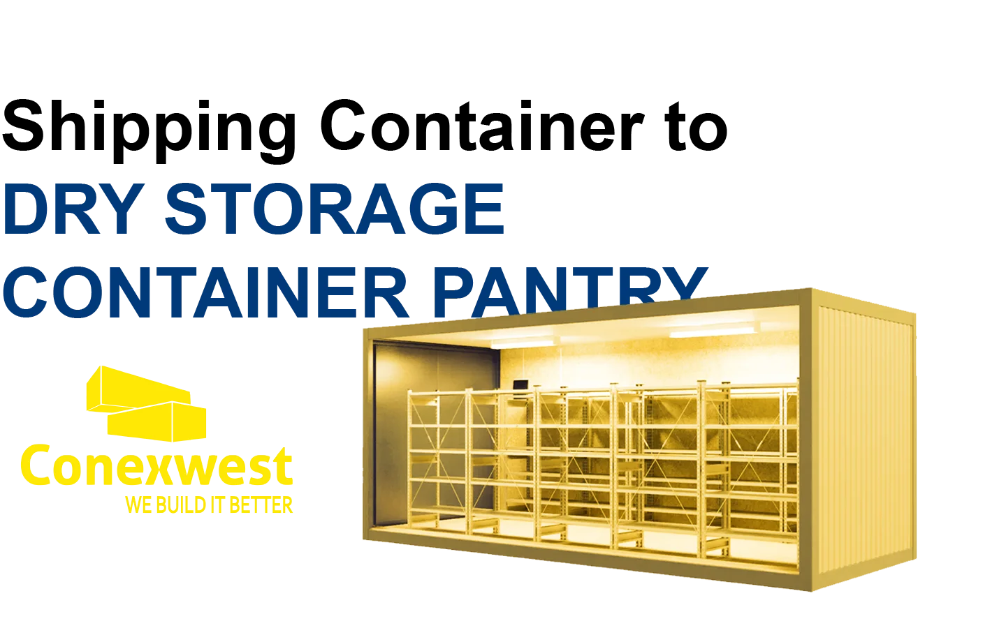 Shipping container dry