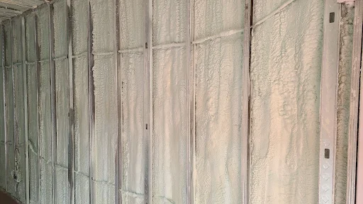 Spray foam insulation