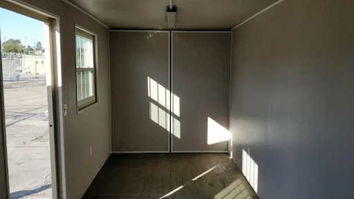 Interior of 20ft New Ground Level Office Container