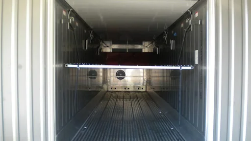 Interior of 40ft Blast Freezer
