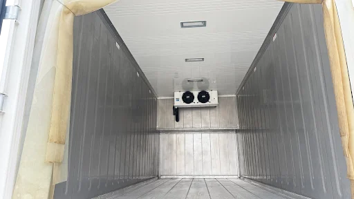 Internal view of a reefer