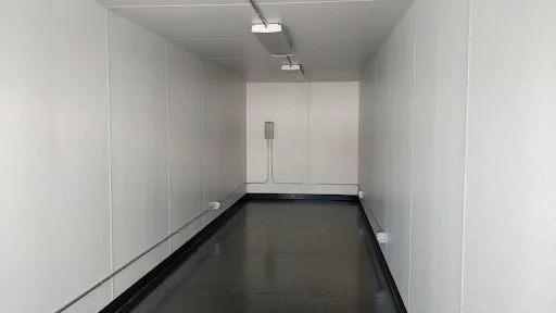 Example of an electrical package added to a container