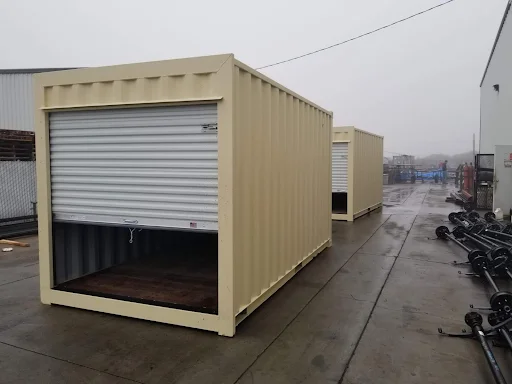 These containers are 16ft in length, 8ft in width, and 8ft 6in in height