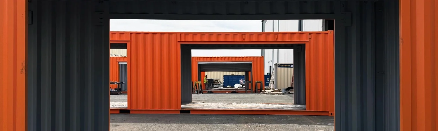 Conexwest yard and containers