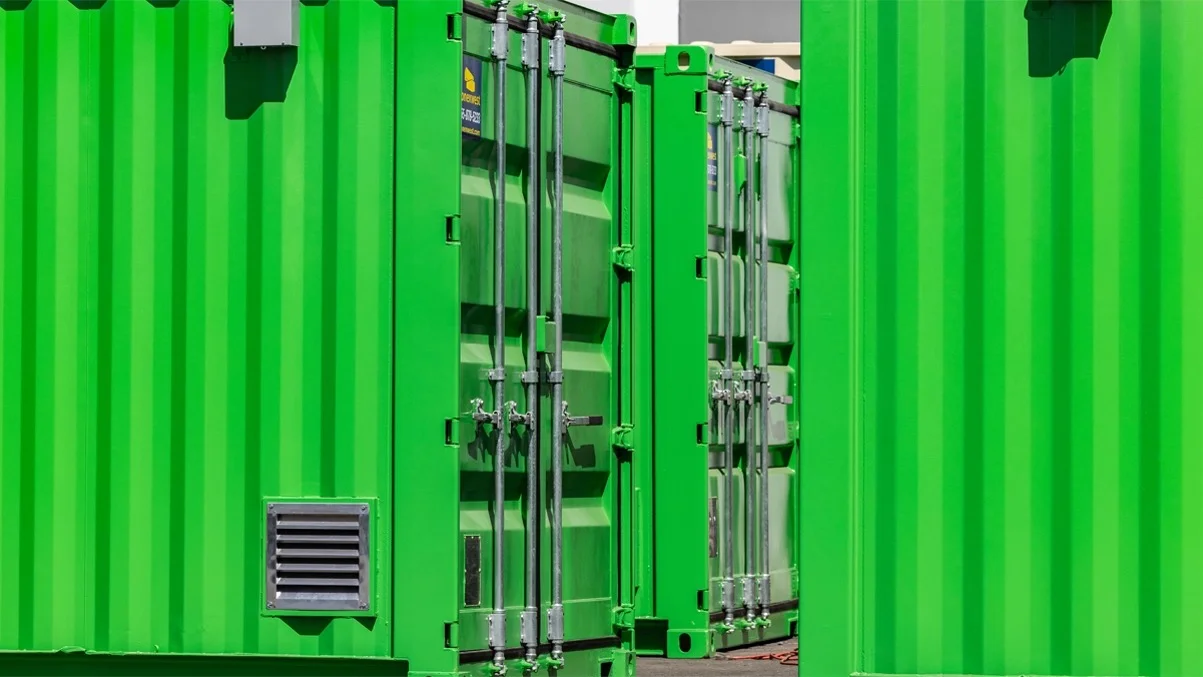 Green shipping continer