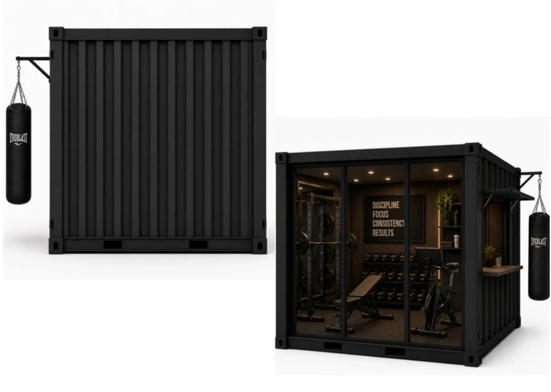 Custom 10ft Shipping Container Gym