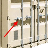 Secure Closing Cargo Doors w/ Locking Rods
