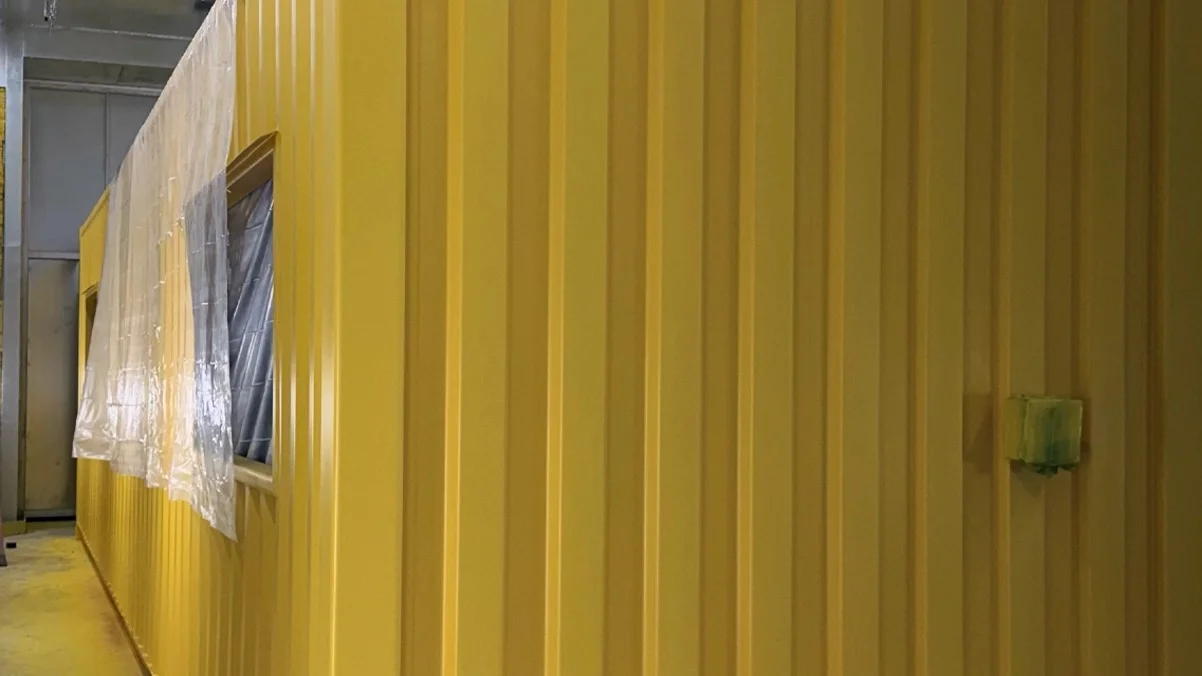 Yellow container
