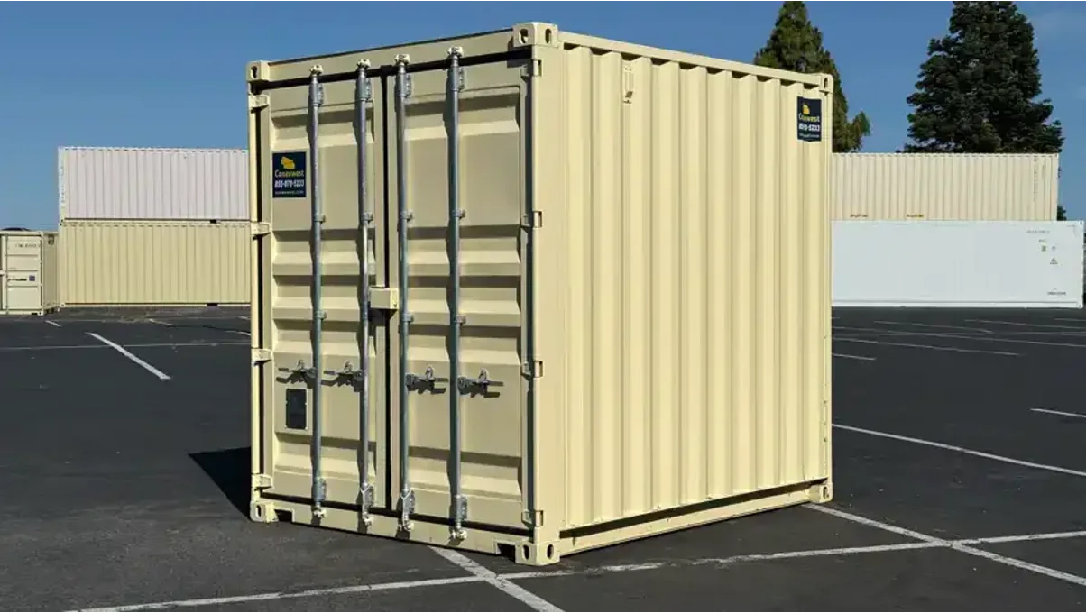 A 10ft shipping container