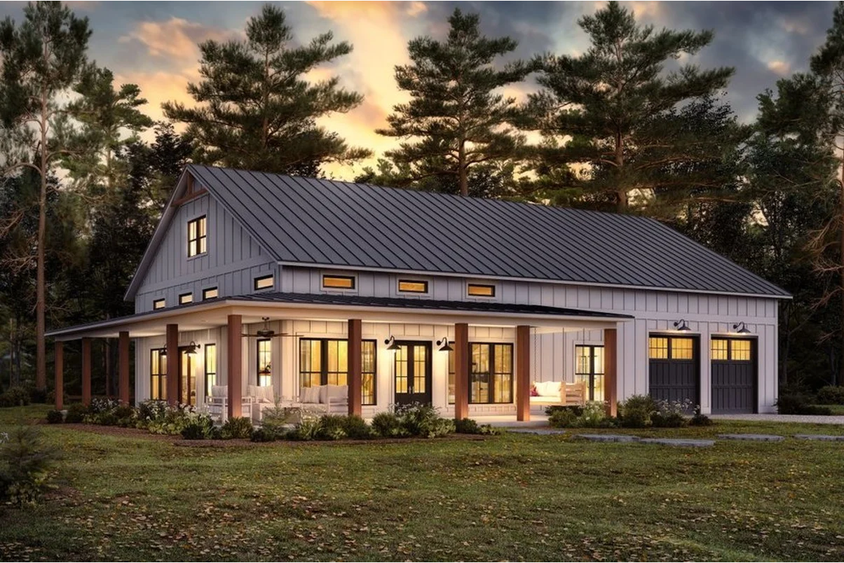 A barndominium.