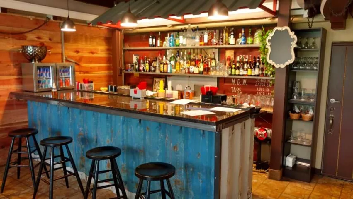 A container bar.