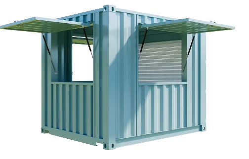 Blue container