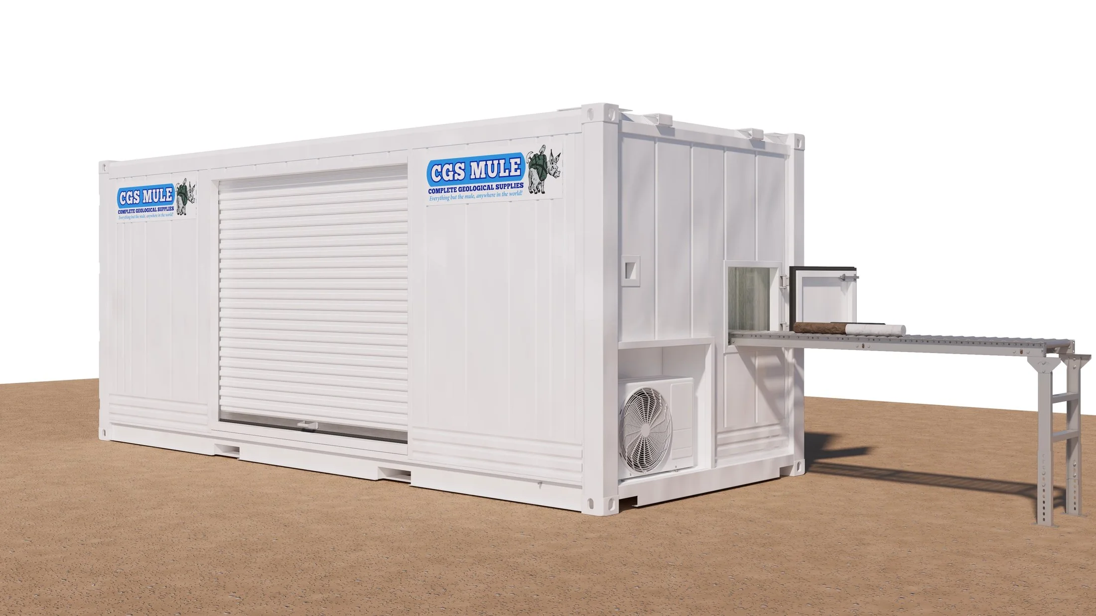 CGS MULE mobile concrete core sampling unit exterior