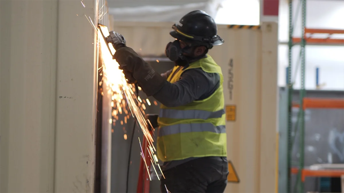 Container welding