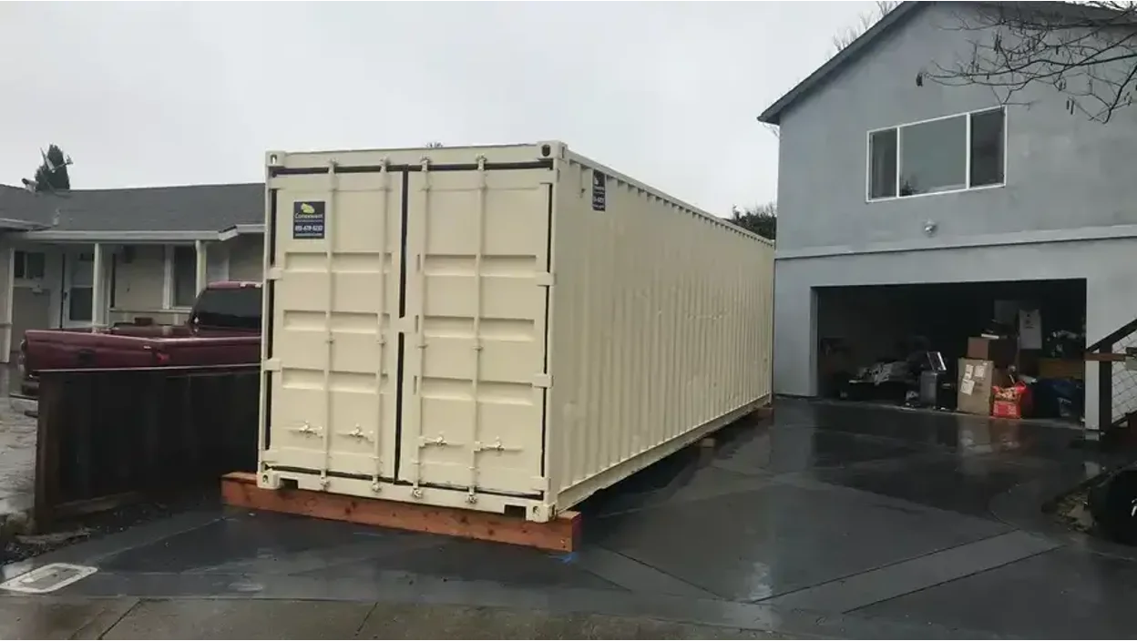 delivering shipping containers