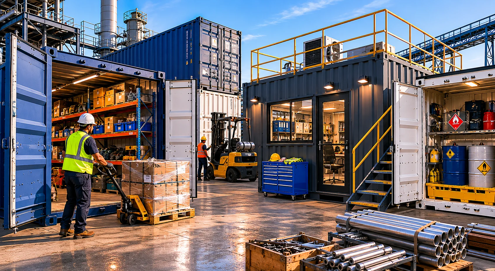Shipping Containers for Industrial & Manufacturing Storage