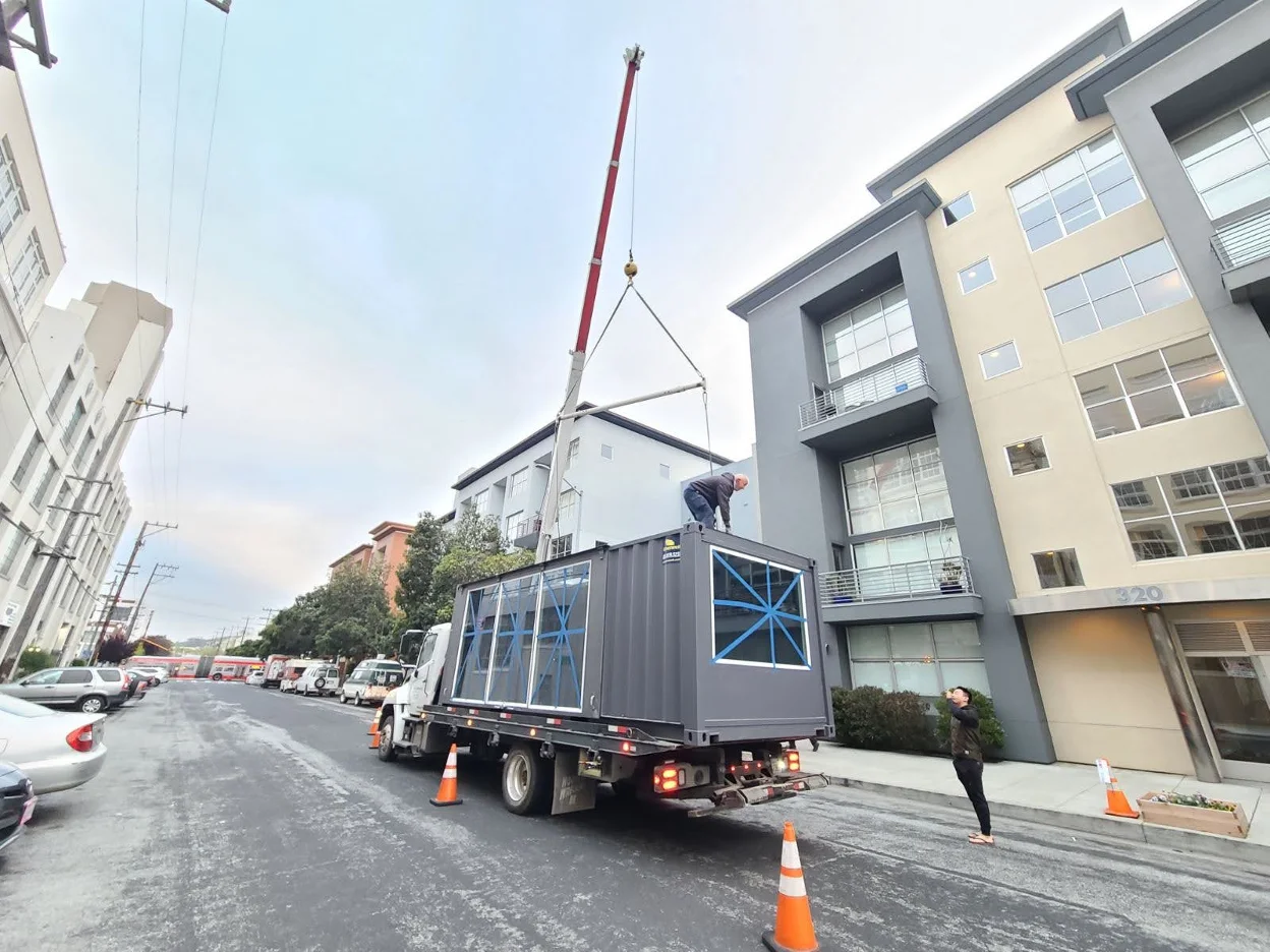 shipping container modification