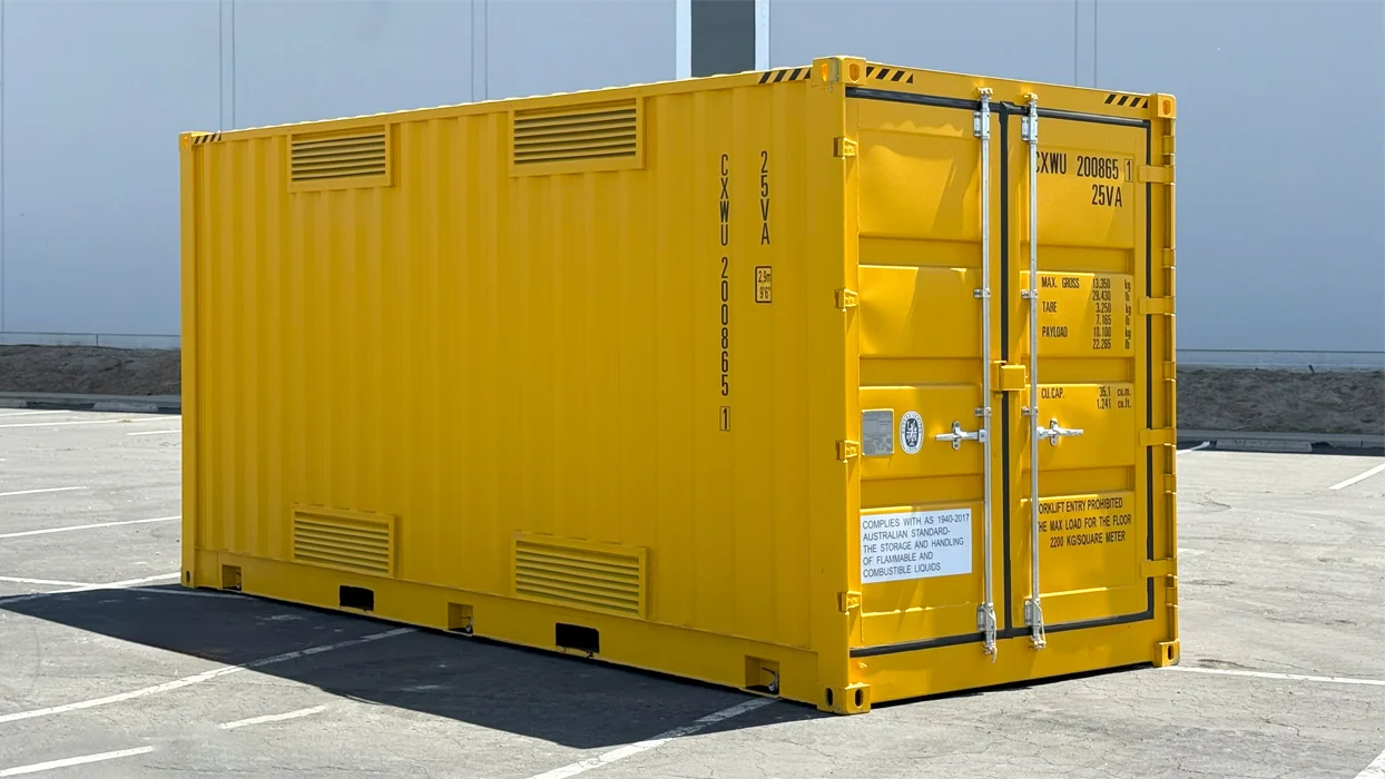 20 New High Cube Open Side Hazmat 