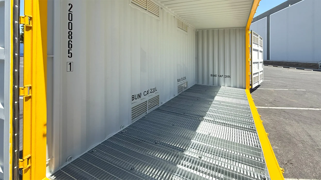 20 New High Cube Open Side Hazmat 