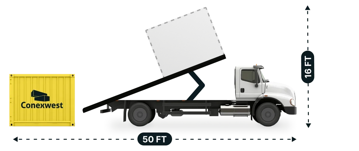 Tilt-bed delivery