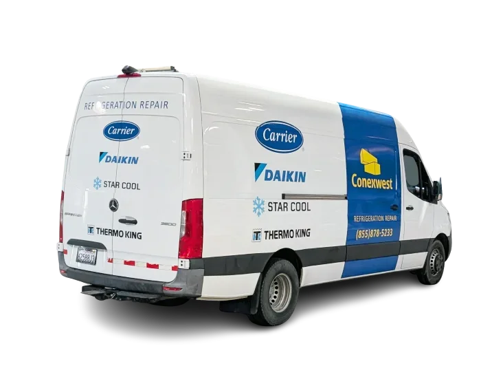 Conexwest refrigerated container repair van