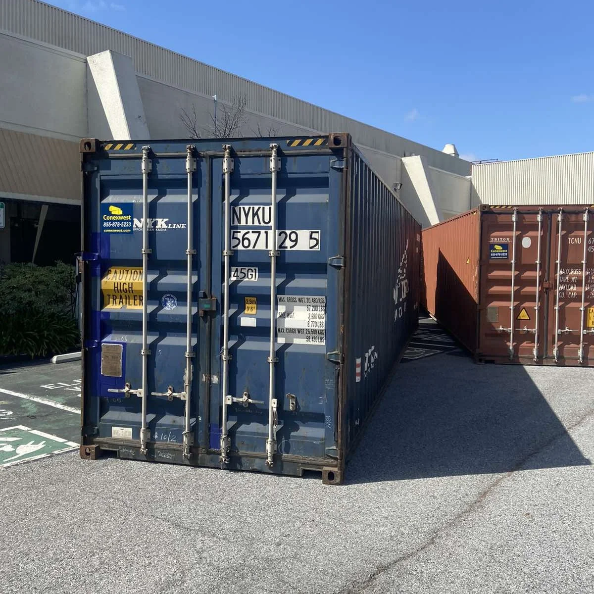 40ft used high cube container by Conexwest