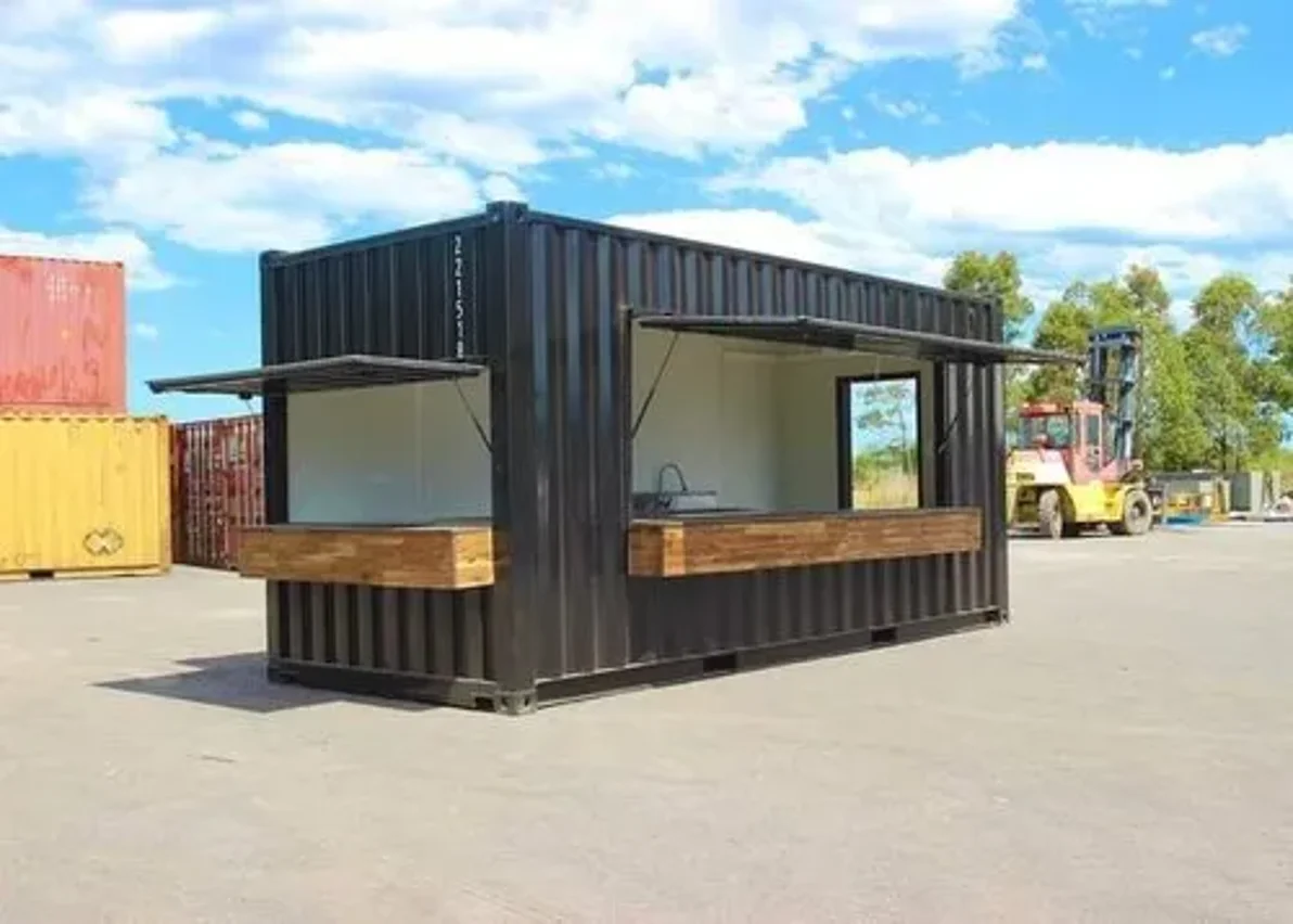 Shipping Container with Awning: Features, Dimensions, Add-Ons & Costs ...