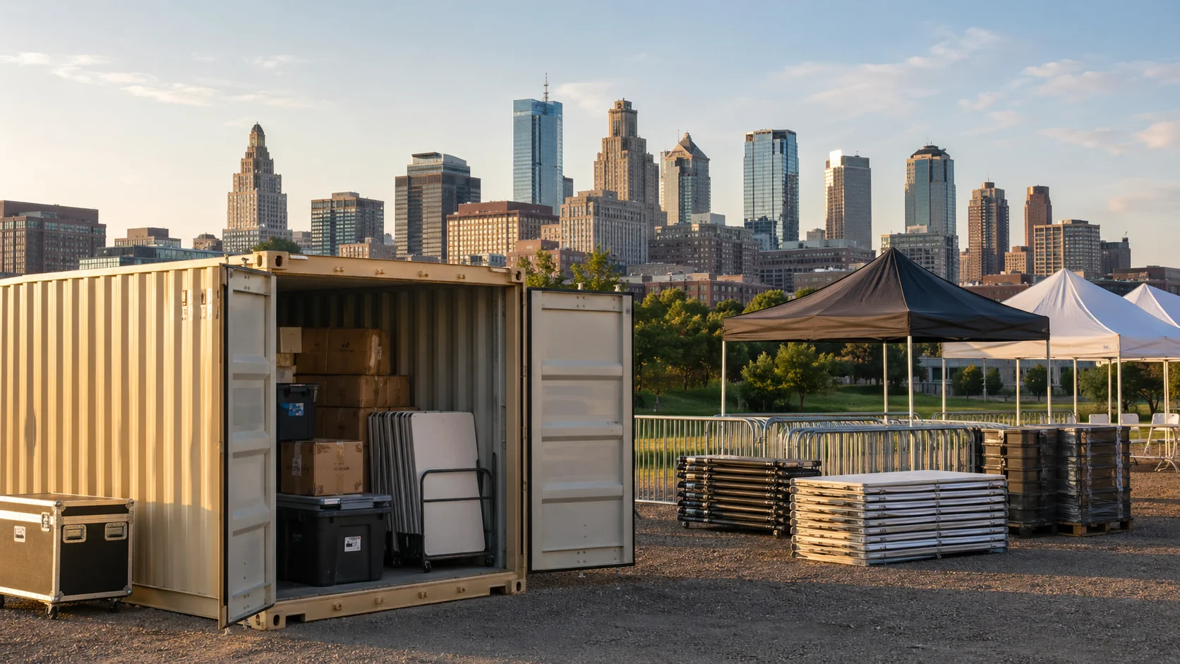Container Services Kansas Shipping Containers for Kansas City Events, Pop-Ups & World Cup 2026 ...