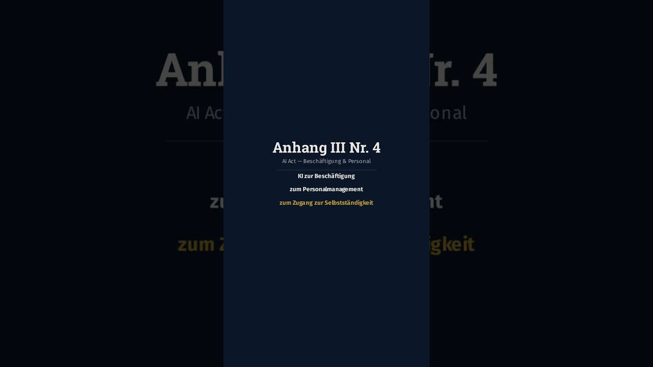 Nur intern, nicht zum Verkauf: Fällt der HR-Bot unter den AI Act?