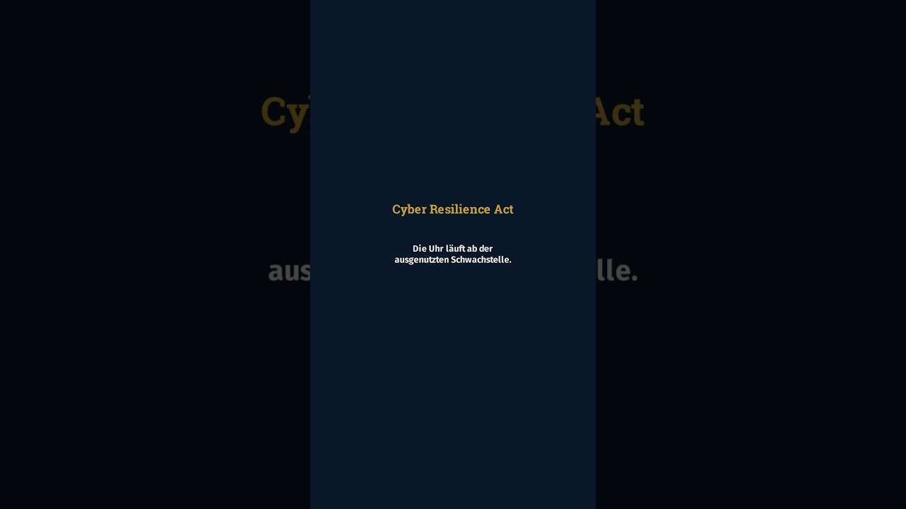 Angriff läuft — und Ihr Meldeprozess startet erst 2027? (Art. 14) #compliance #cyberresilience