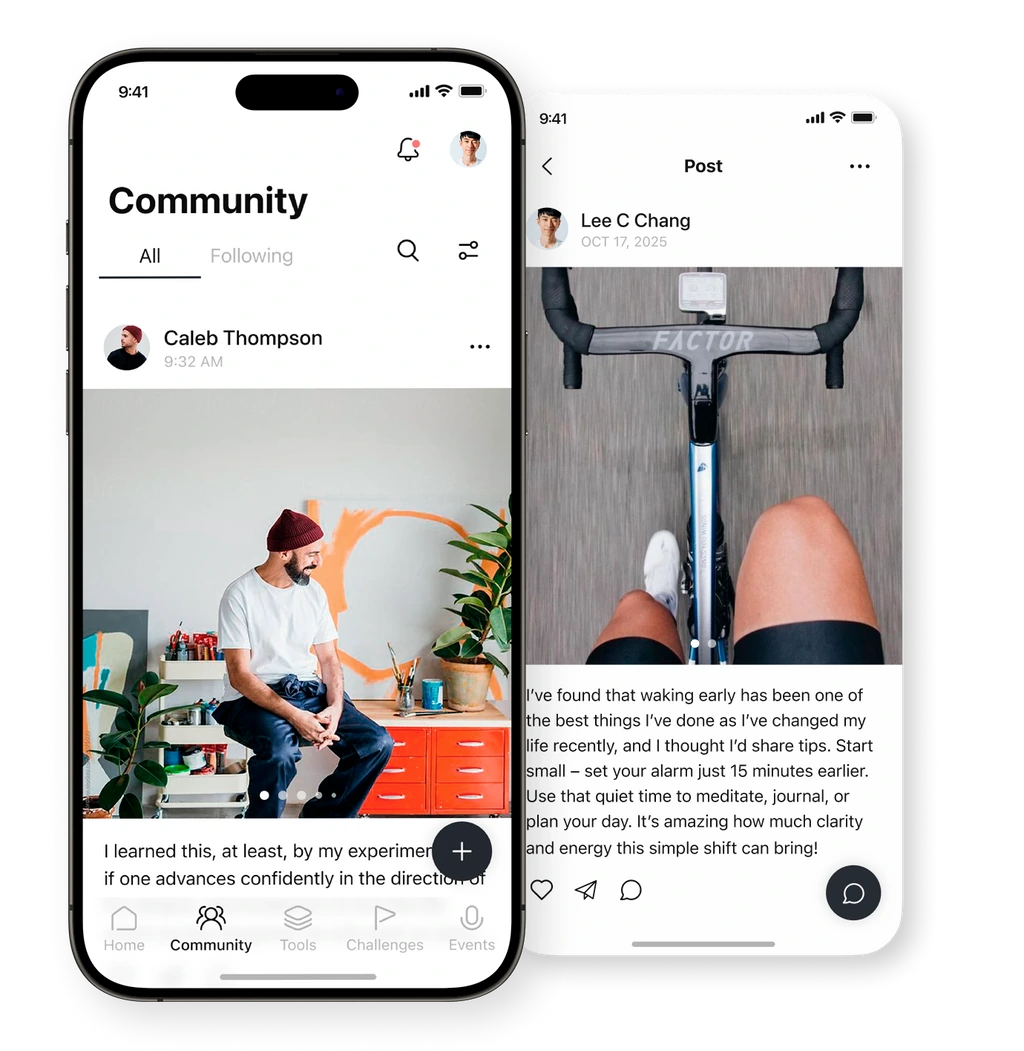 Community that inspires growth