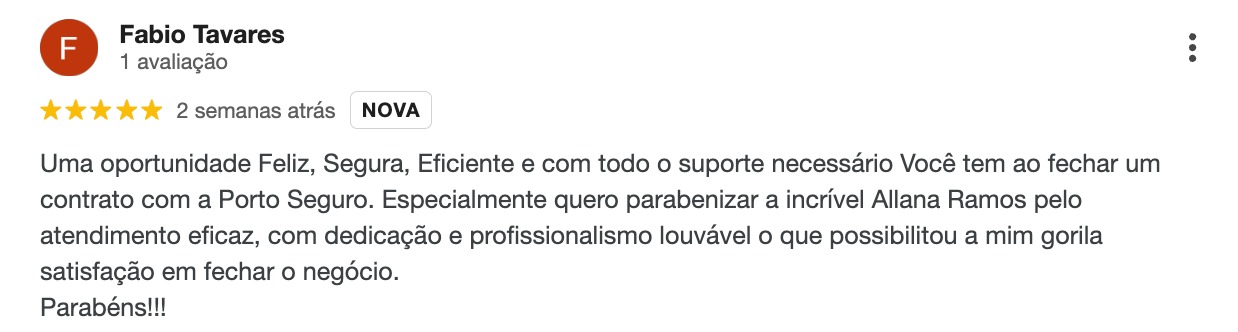 Depoimento de clientes da Porto Vale