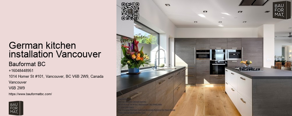 German kitchen installation Vancouver