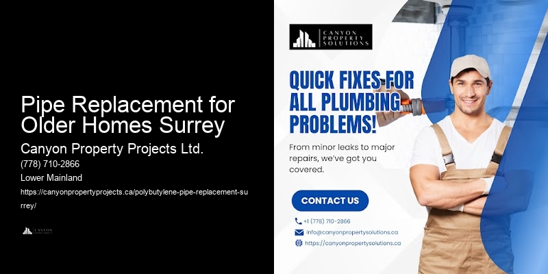 Pipe Replacement for Older Homes Surrey