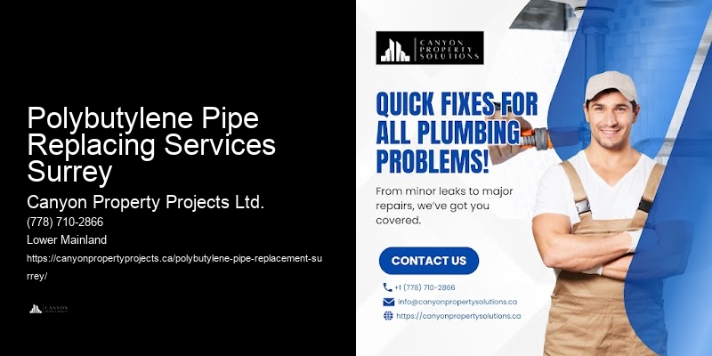 Polybutylene Pipe Replacing Services Surrey