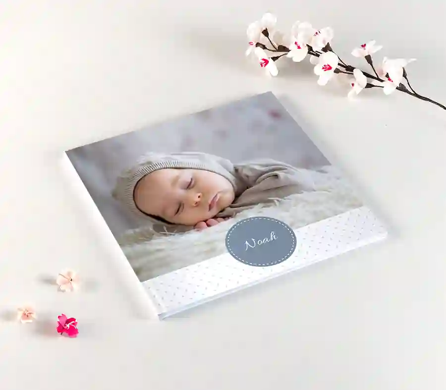 Album fotografico per neonato, album fotografico personalizzato