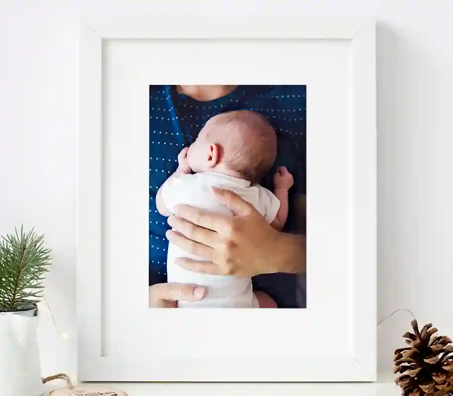 Marcos de Fotos Personalizadas de Madera con Calendario, Marcos Cuadros  decoracion Fotos y Nombre Pesonalizable, Regalos para Mama Personalizados  con