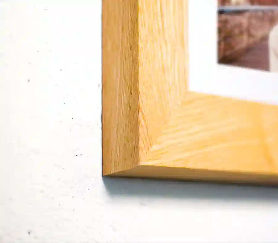 Quadro su Tela Cornice di legno a grana grossa Frame - isolato