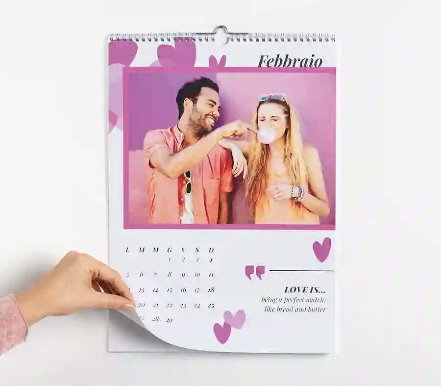 Personalizza Online Calendari con Foto su !