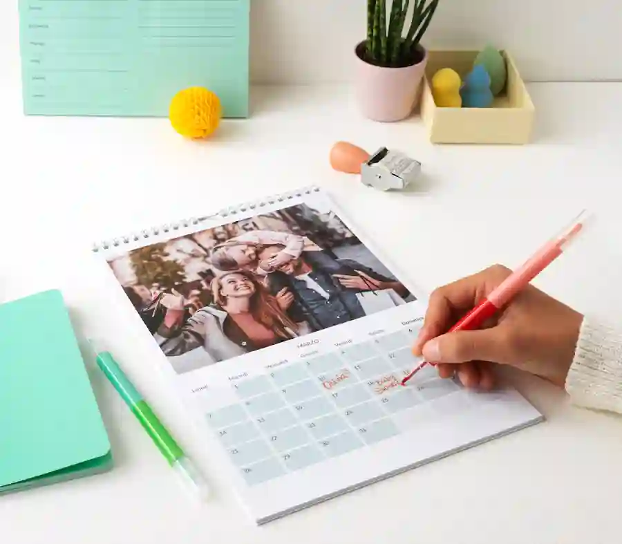 Calendario Personalizzato con Foto Tema Verde – Smart Print