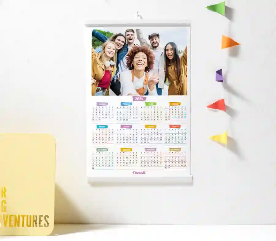 CALENDARIO PORTA FOTO DA MURO - 2023 PHOTO HOLDER WALL CALENDA - AP