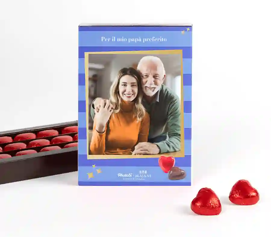 Puzzle Personalizzato con Foto Papà-Figlio e Dedica - Idea Regalo Festa del  Papà