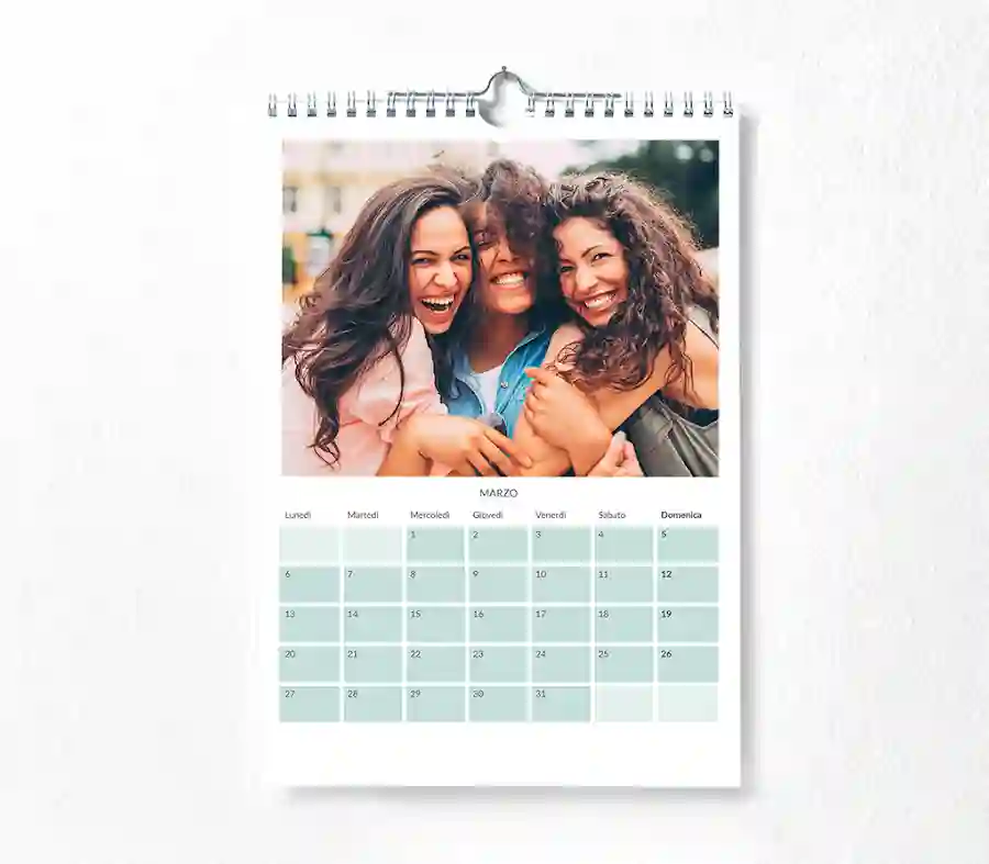 Calendario 2024 personalizzato con la tua foto idea regalo ricorrenza