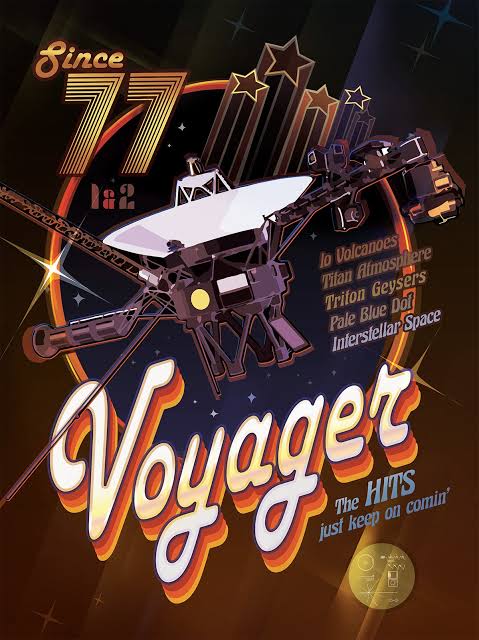 VOYAGER 1 · OUTBOUND TRAJECTORY · A5 PRINT