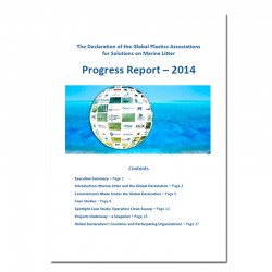 Declaration of the Global Plastics Associations for Solutions on Marine Litter - Progress Report 2014