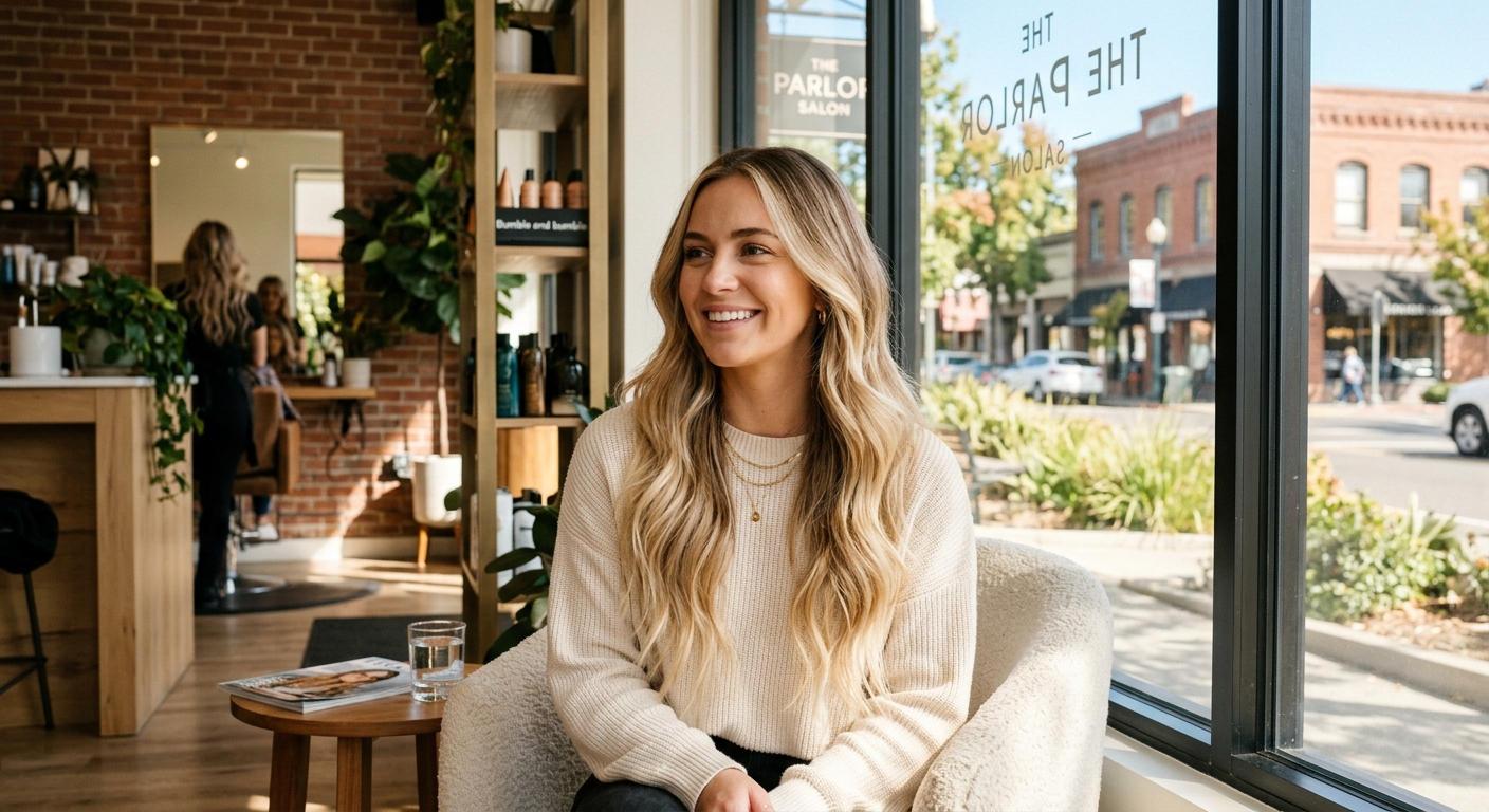 Pairing Balayage and Blonde Color With Extension Installs