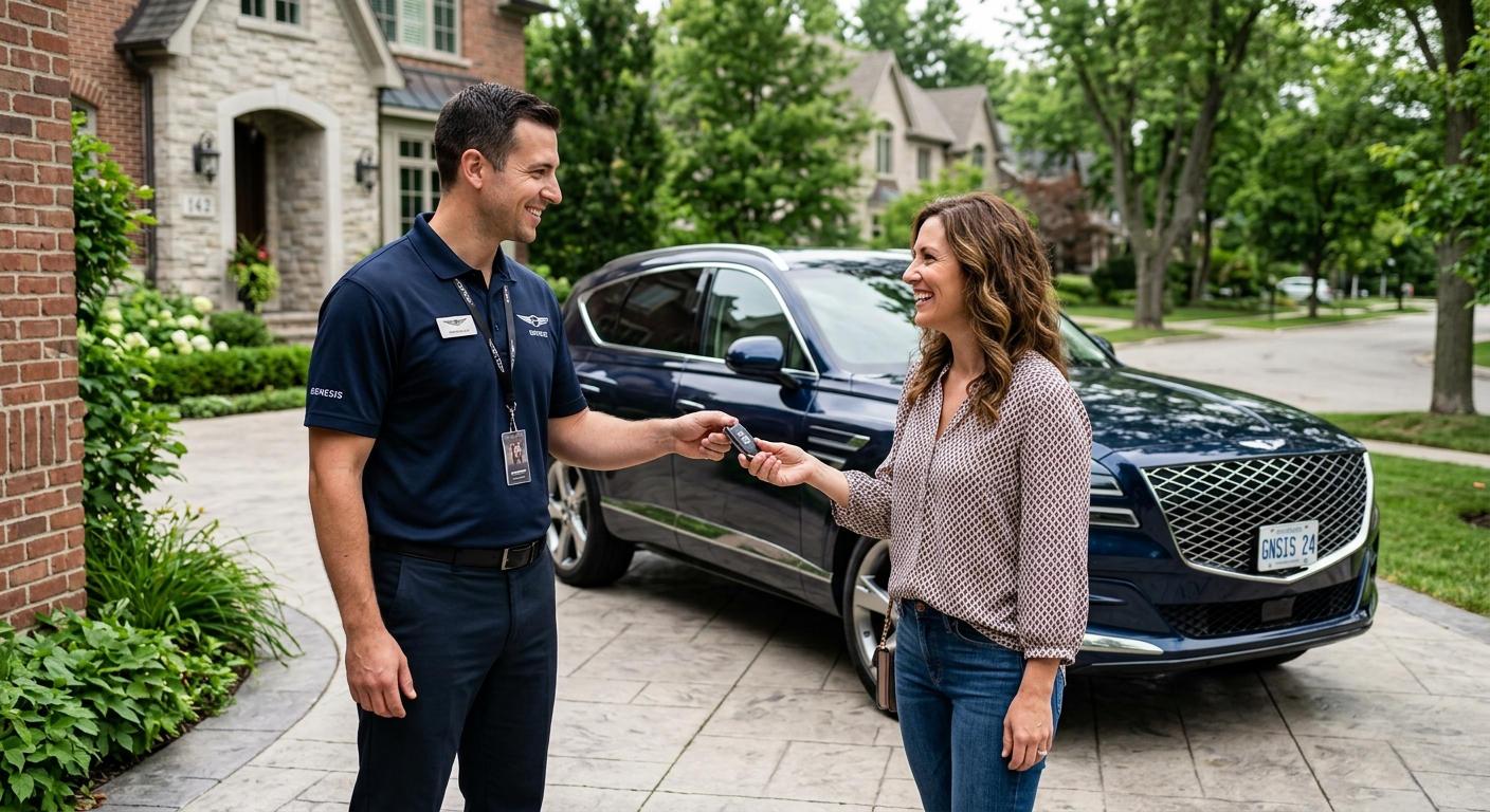 Online Booking and the Genesis Service Valet Program