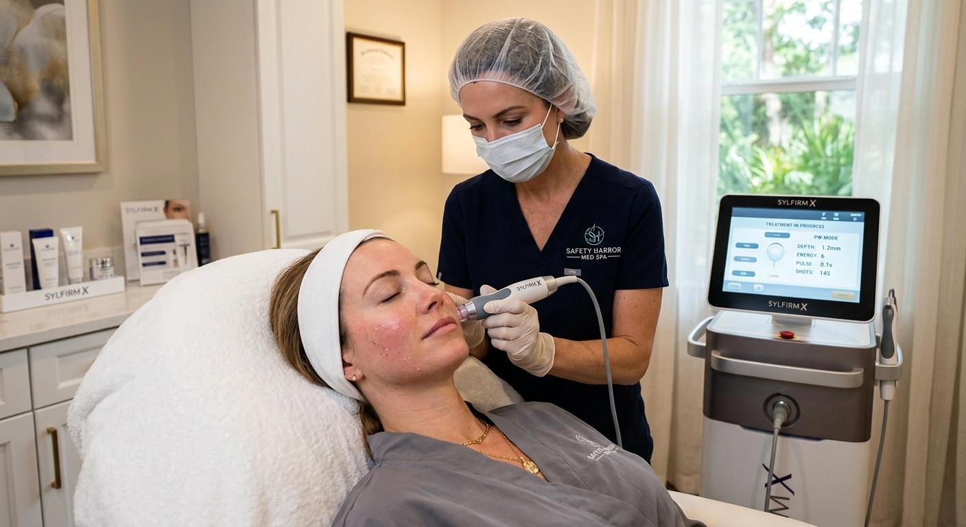 Sylfirm X Dual-Wave RF Microneedling for Pigmentation and Skin Firmness